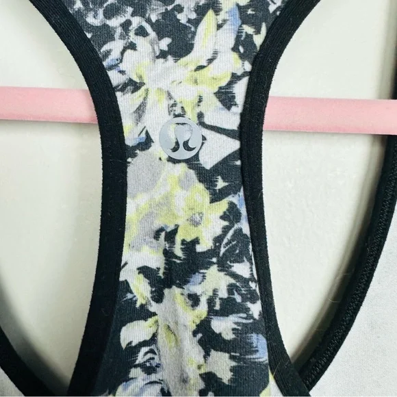 Lululemon athletica Cool Racerback Floral Multicolor Tank Top - Picture 6 of 7